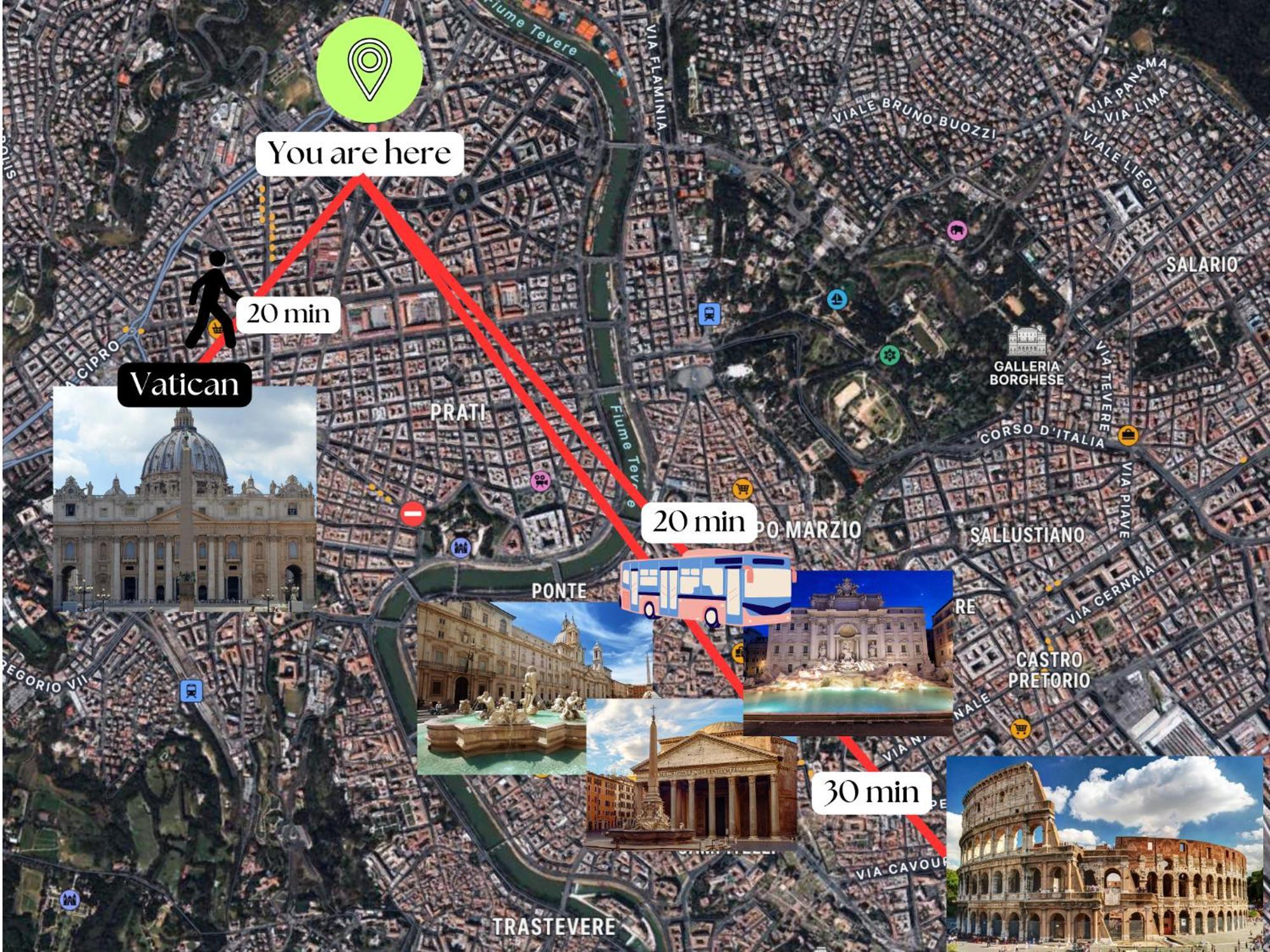Ottaviano - 10 Min Dal Vaticano Roma Exterior foto